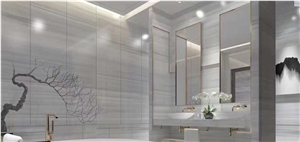 Light Grey Marble Step Floor Stairs Tile