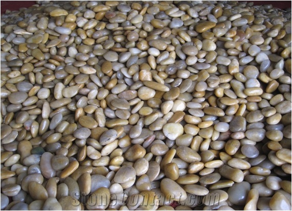 Mixed Colour Pebblestone for Landscaping