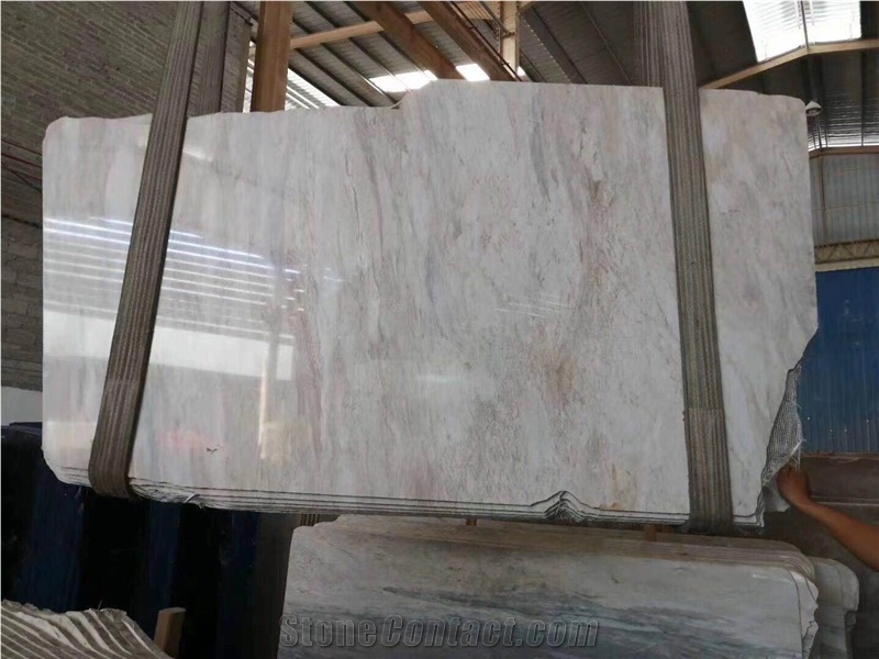 Polished Eurasian Wood Grain Marble Wall Tile
