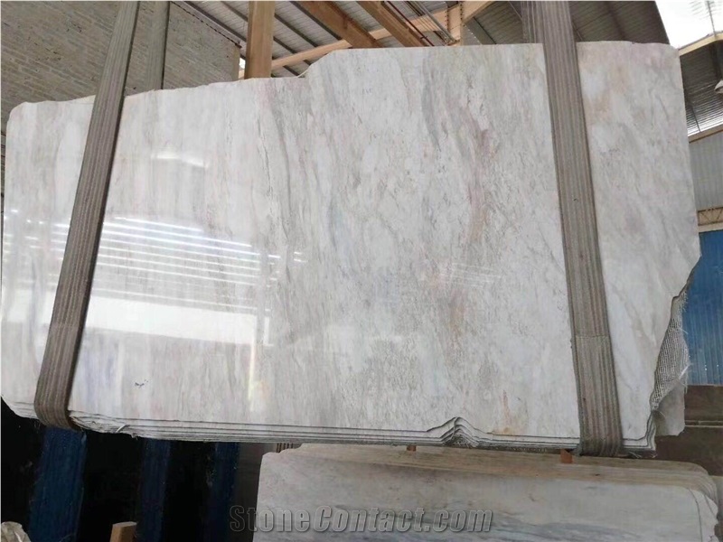 Polished Eurasian Wood Grain Marble Wall Tile