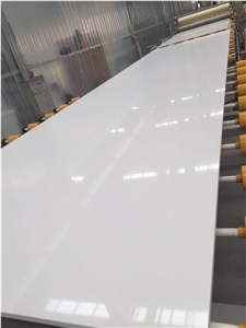 Pure White Artificial Airport Stone Material