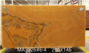 Transmit Light Stone Golden Orange Onyx Slabs Transmit Light Stone Golden Orange Onyx Slabs