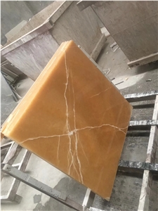 Transmit Light Stone Golden Orange Onyx Slabs