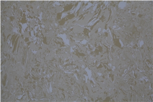Classical Rose White Artificial Stone Slab
