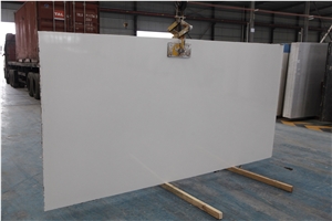 Crystal White Artificial Stone Slab