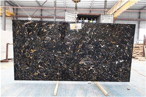 Portoro Artificial Stone Slabs for Flooring Tiles