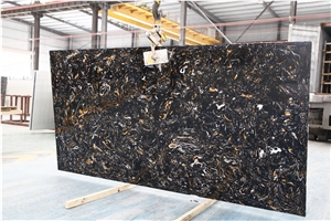 Portoro Artificial Stone Slabs for Flooring Tiles
