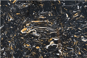 Portoro Artificial Stone Slabs for Flooring Tiles