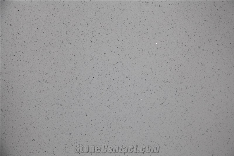 Sliver White Artificial Stone Slabs for Floor Tile