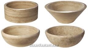 Beige Travertine Sinks & Basins