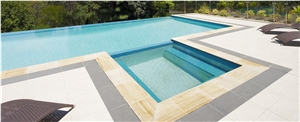 Multicolor Travertine Pool Copings