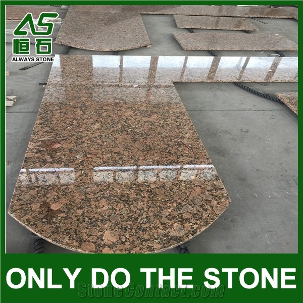 Gold Yellow Giallo Fiorito Granite Vanity Tops