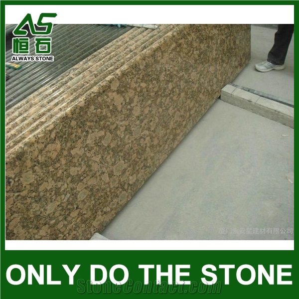 Gold Yellow Giallo Fiorito Granite Vanity Tops