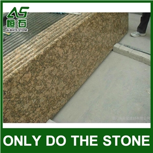 Gold Yellow Giallo Fiorito Granite Vanity Tops