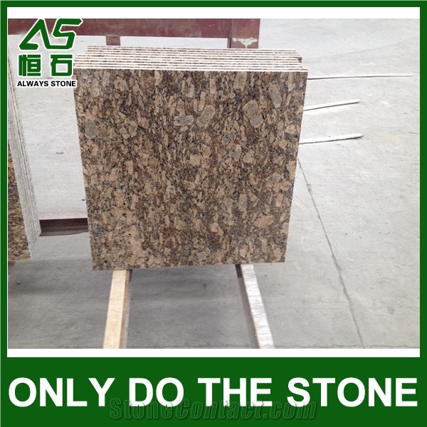 Gold Yellow Giallo Fiorito Granite Vanity Tops
