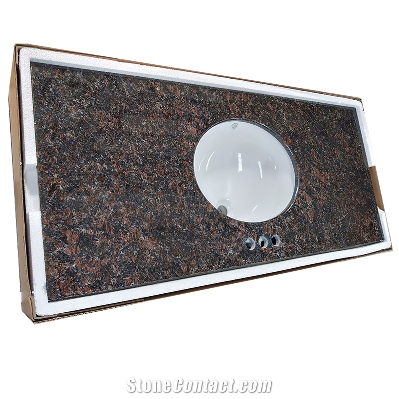 Tan Brown Granite Countertop & Vanitop Factory