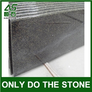 Verde Ubatuba Green Granite Vanity Top Factory
