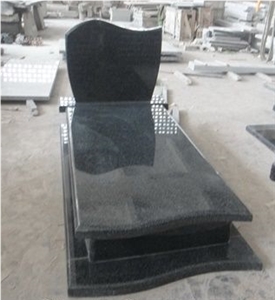 G664/Poland Upright Granite Tombstone/Headstone