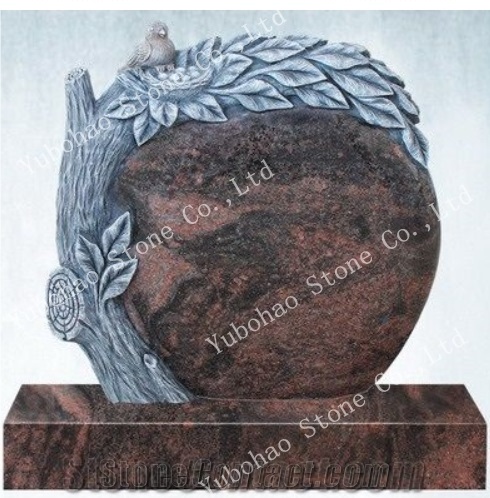 Himalaya Red/Engraved Granite Headstone/Tombstone