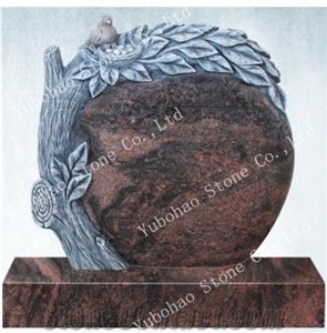 Himalaya Red/Engraved Granite Headstone/Tombstone