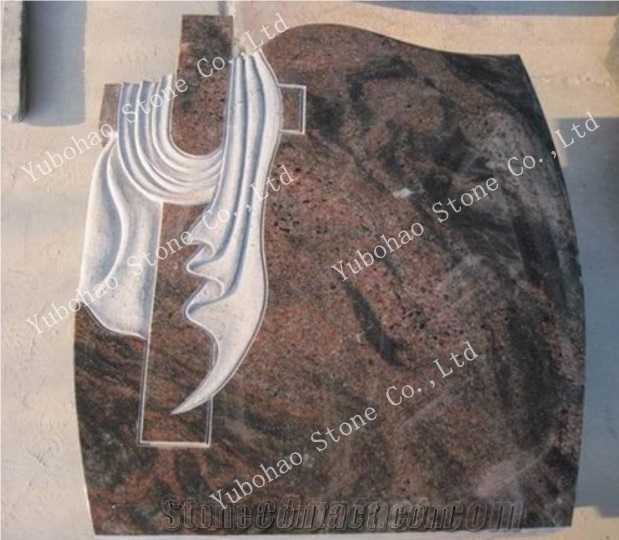 Himalaya Red/Engraved Granite Headstone/Tombstone