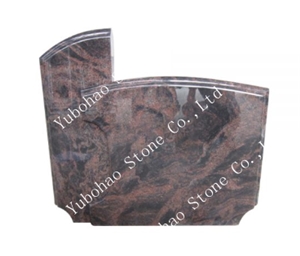Himalaya Red/Upright Granite Tombstone/Headstone