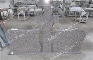 Old G664/Cross Granite Stone Monument/Headstone