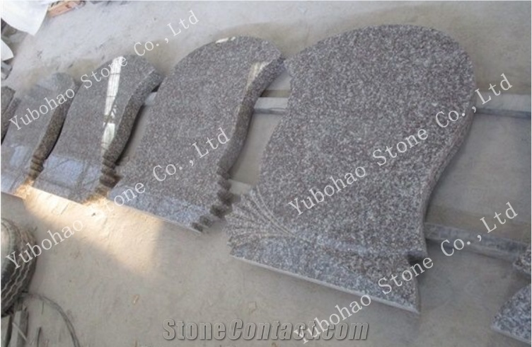 Old G664/Cross Granite Stone Monument/Headstone
