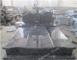 Old G664/Poland Style Granite Tombstone/Headstone