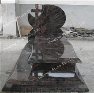 Old G664/Poland Style Granite Tombstone/Headstone