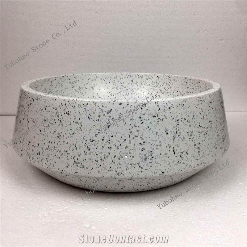 Terrazzo Stone/Friendly Material Basin/Sinks/Bowl