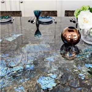 Lemurian Blue Granite Bar Table Top