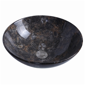 Bathroom Drop-In Basins Round Wash Bowls Marble