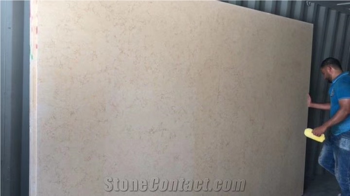 Beige Infinity Marble Slabs for Floor Covering