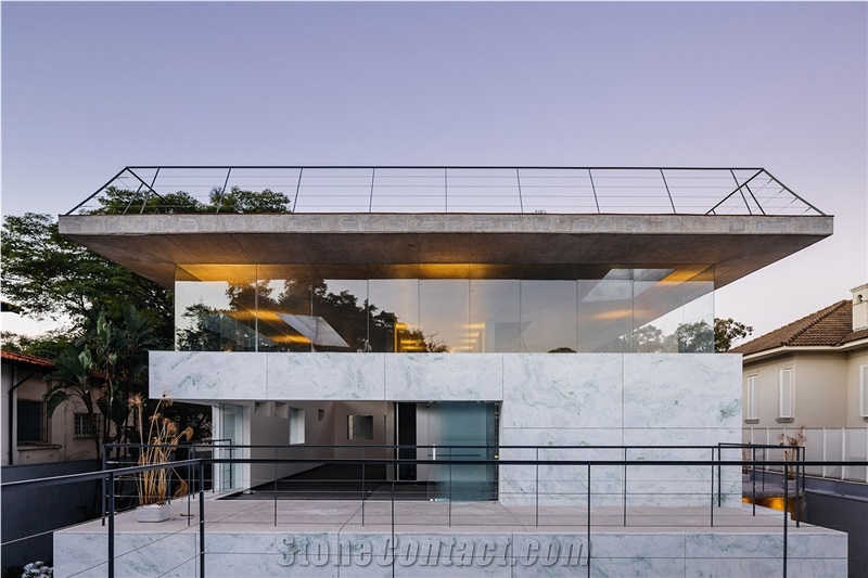 Bianco Statuario White Marble Wall Cladding Tiles