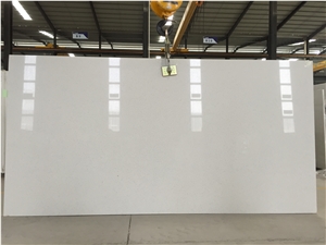 Big Grains White Quartz Similiar as Caesarstone