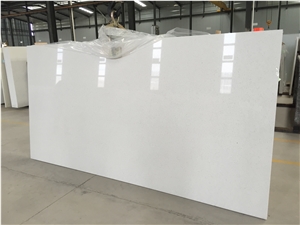 Big Grains White Quartz Similiar as Caesarstone
