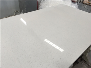 Big Grains White Quartz Similiar as Caesarstone