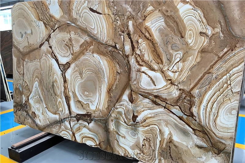 Brizal Yellow Luxury Quartzite Stone Palomino Stone