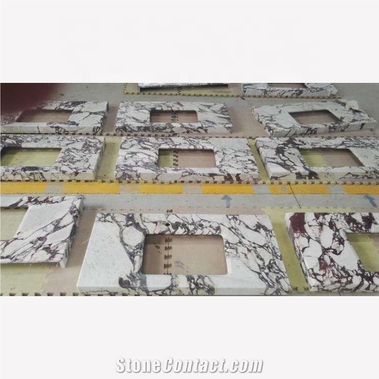 Calacatta Viola Lilac Marble Home Furniture Tables