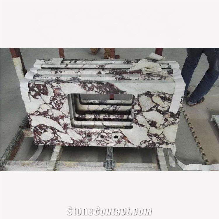 Calacatta Viola Lilac Marble Home Furniture Tables