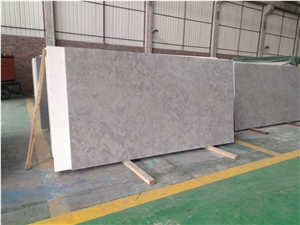Engineered Grey Quartz Stone Slabs&Tiles for Wall