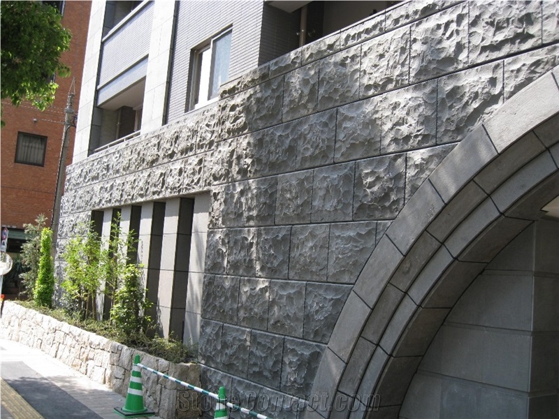 G603 Split Face Mushroom Stone Wall Cladding