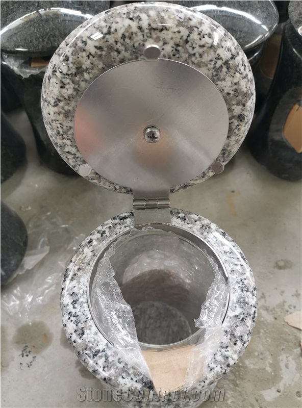 G623 Grey Granite Lamp for Tombstone
