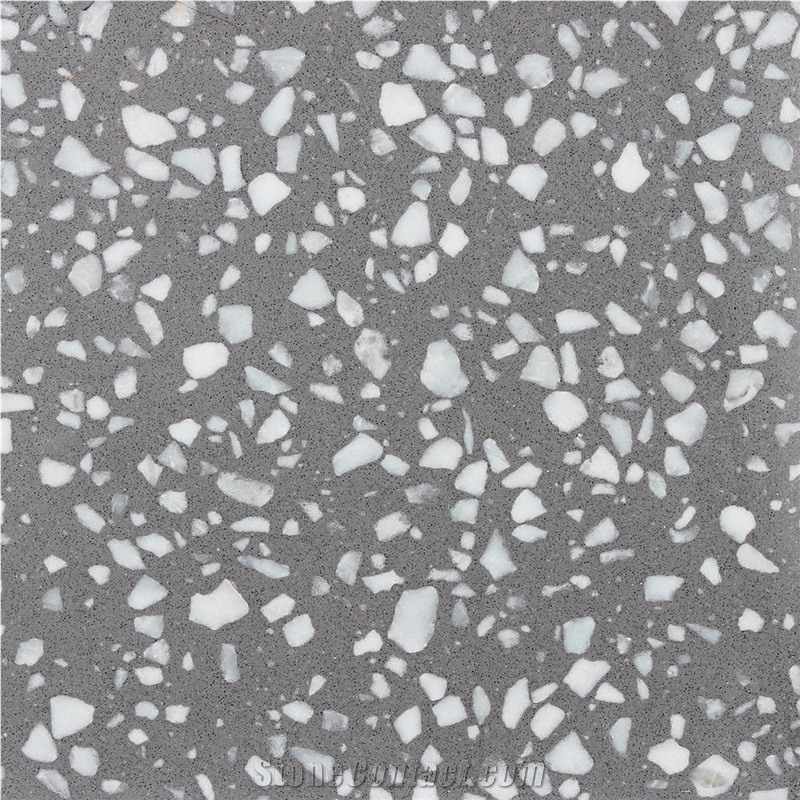 Grey Cement Terrazzo Wall Floor Tile Coffee Table