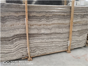Iran Silver Grey Travertine Tile & Slabs