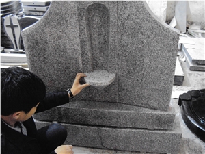 Ireland Style Fed Granite Gravestone Monument