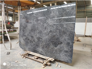 Italy Dark Starry Sky Grey Marble Slabs for Floor
