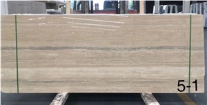 Italy Travertine Romano Silver Fosse Slab