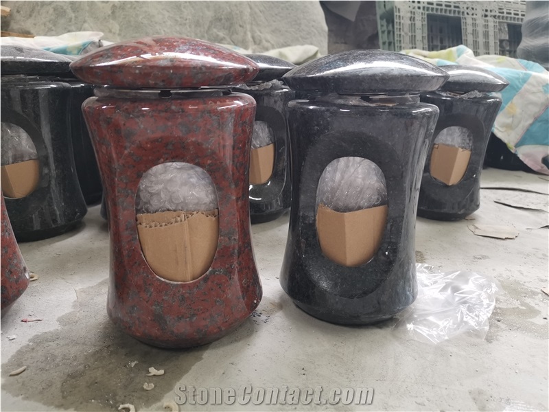 Memorial Accessories Granite Monumental Lantern